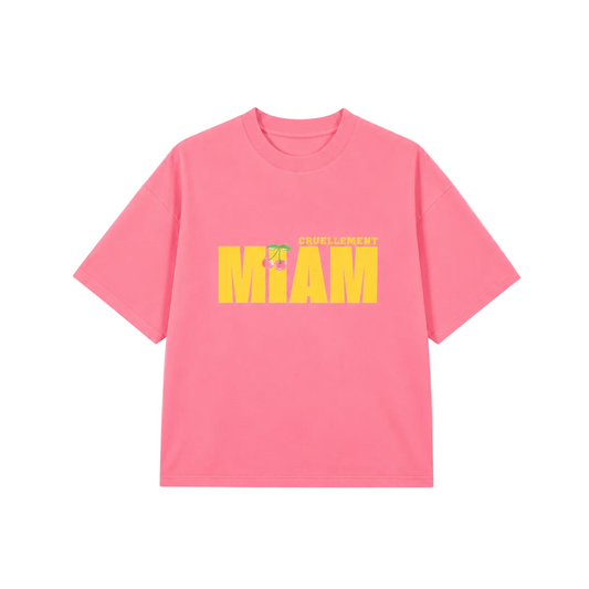 [PRÉCOMMANDE] T-shirt Oversize Cruellement Miam édition Cerise 🍒