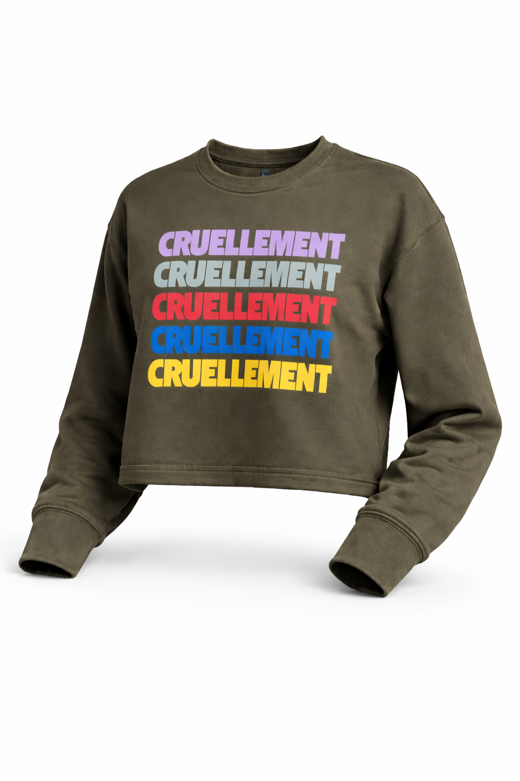 [PRÉCOMMANDE] Pull crop-top Cruellement