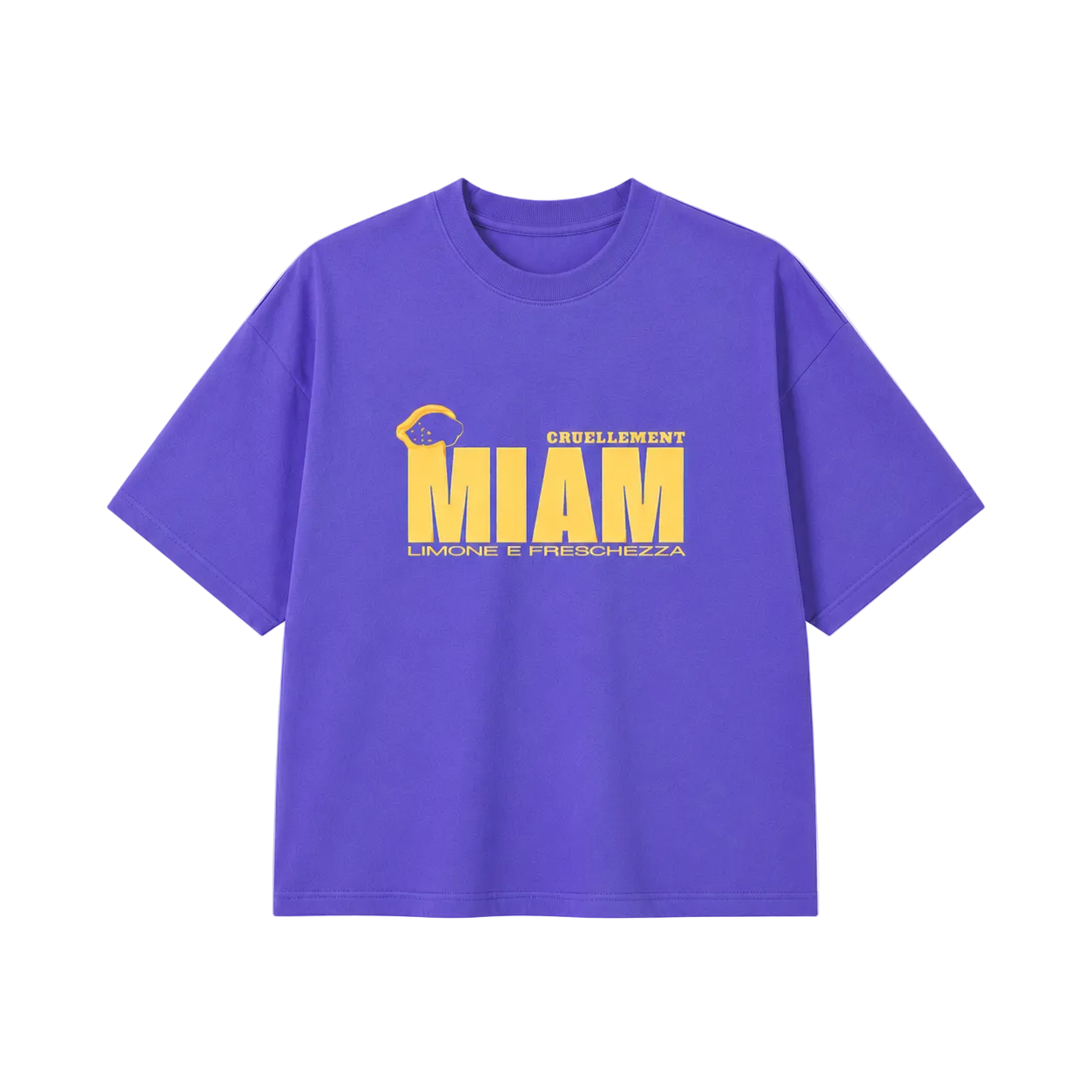 [PRÉCOMMANDE] T-shirt Oversize Cruellement Miam édition Limone e Freschezza 🍋