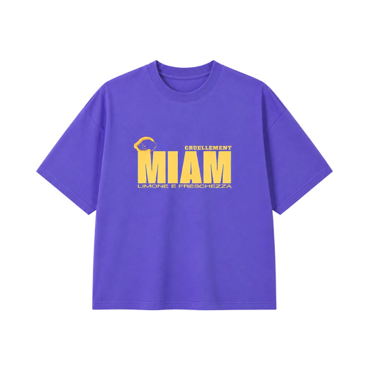 [PRÉCOMMANDE] T-shirt Oversize Cruellement Miam édition Limone e Freschezza 🍋