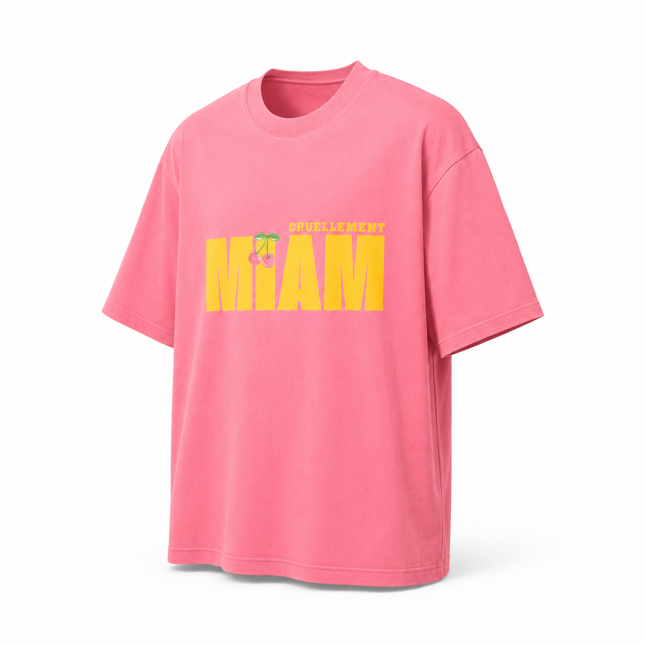 [PRÉCOMMANDE] T-shirt Oversize Cruellement Miam édition Cerise 🍒
