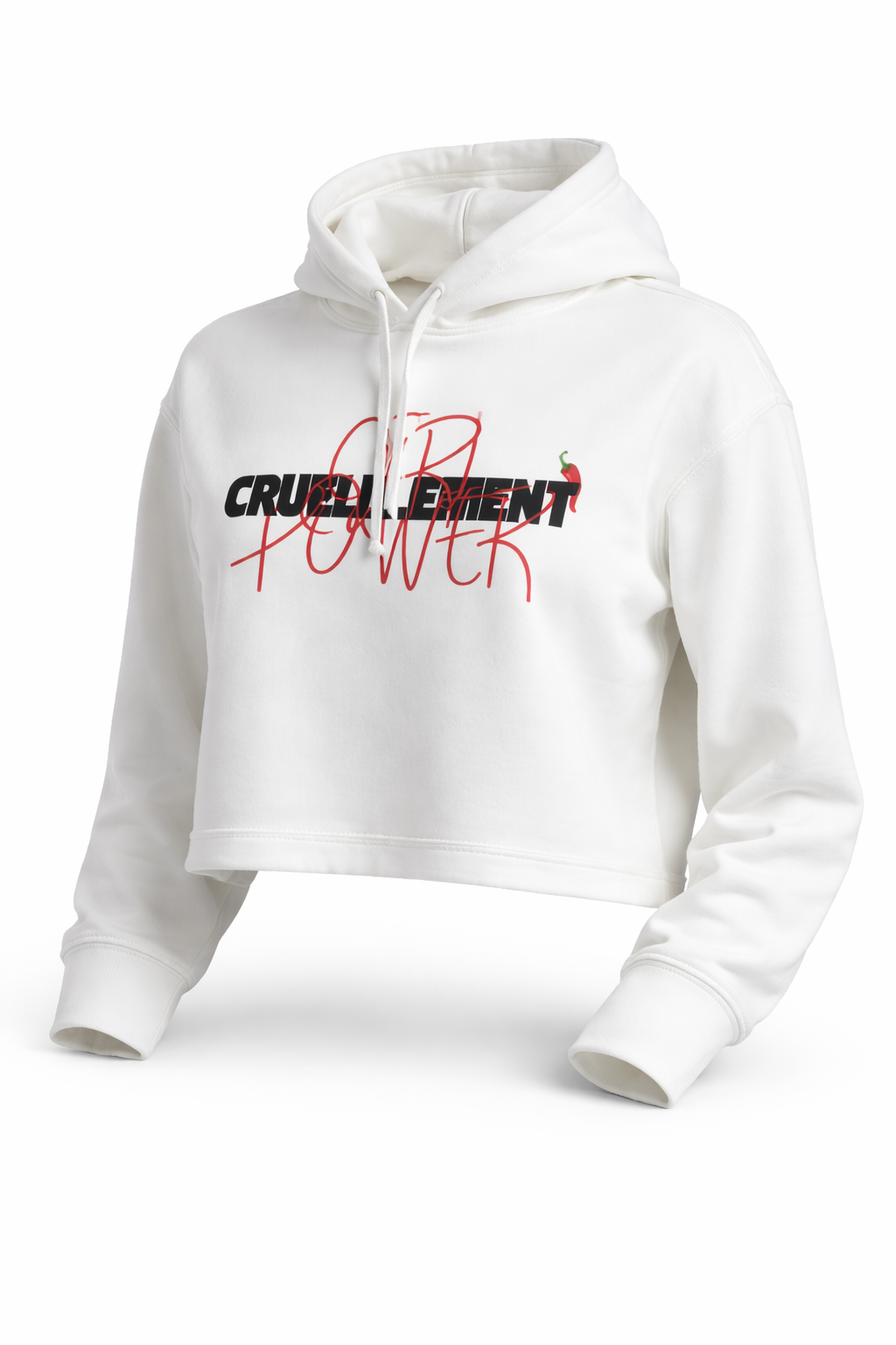[PRÉCOMMANDE] Pull à capuche crop-top édition Girl Power