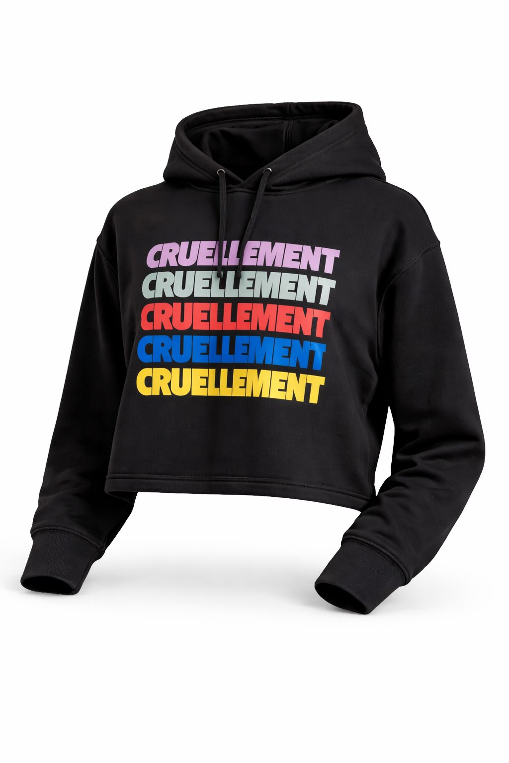 [PRÉCOMMANDE] Pull à capuche crop-top cruellement